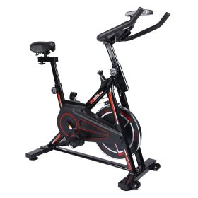 YSSOA Indoor Cycling Bike, Stationary Exercise Bike with iPad Mount and Comfortable Seat Cushion, Silent Belt Drive, Spinning Bikes with Resistance fo