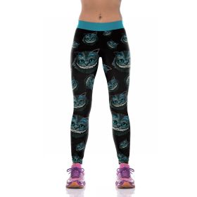 Digital Printed Sports Pants Zombie Bride Tight Elastic Pants (Option: 4style-XL)