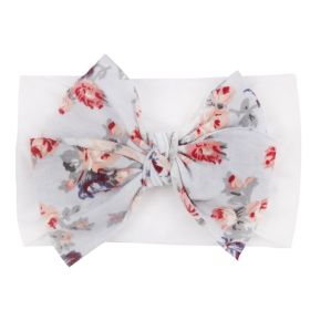 Children's Bow Nylon Hair Band (Color: White)