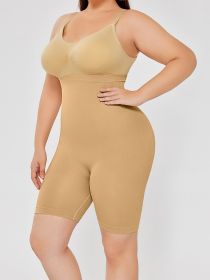 Tummy Control Shorts Shapewear For Women (Option: XL-Apricot)