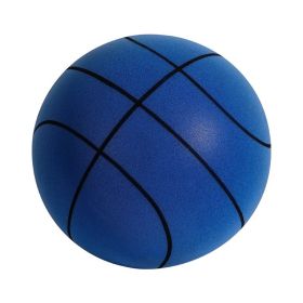 Children's Silent Ball Silent Elastic Ball Sea Toy (Option: Basketball Blue-Medium)