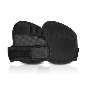 Five Fingers Half Soles Yoga Socks Toe Separator (Option: Black L)