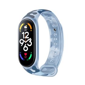 Strap Bracelet Camouflage Wristband Universal Nfc (Option: Blue-Bracelet 3to4)
