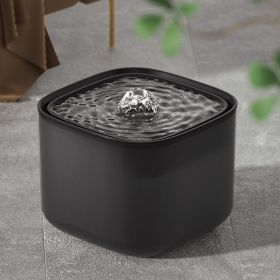 Pet Water Dispenser Plug-in Cat Smart Water Feeder Anti-dry Burning 3L (Option: Gray-Standard)