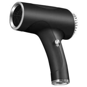 Wireless Rechargeable Quick-drying Hair Dryer Student Dormitory Anion Care Mute Portable Electric (Color: Black)