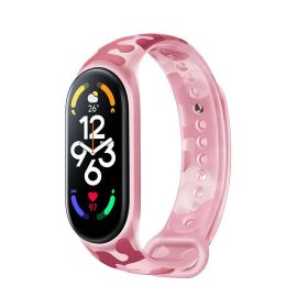 Strap Bracelet Camouflage Wristband Universal Nfc (Option: Pink-Bracelet 3to4)