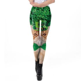 Women's Breathable Tight Leggings (Option: KDK1942-S)