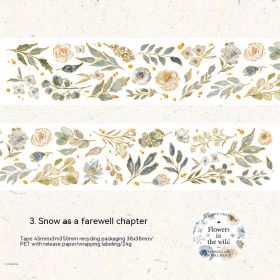 Flower Branch Late Winding Series Tape Gilding Plant Decoration Material (Option: Snow Makes Another Chapter)