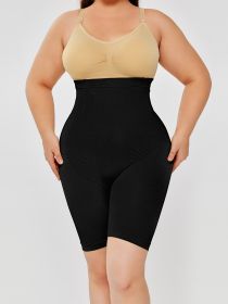 Tummy Control Shorts Shapewear For Women (Option: XL-Black)