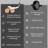Automatic Rebound Abdominal Wheel Roller Exercise Equipment for Core Strength Training Abdominal Workout Home Gym Fitness Equipment with Timer Kneel P
