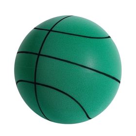 Children's Silent Ball Silent Elastic Ball Sea Toy (Option: Basketball Line Style Green-Medium)