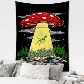 Black Mushroom Series Background Tapestry (Option: 95x70cm-Gt10877)