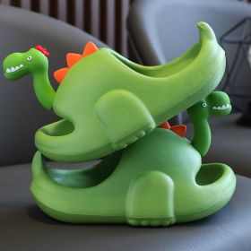 Men's And Women's Baby Indoor Non-slip Slippers (Option: Green-190inner 18cm)