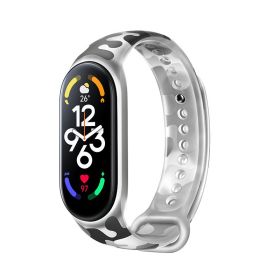 Strap Bracelet Camouflage Wristband Universal Nfc (Option: Gray-Bracelet 5to6to7)