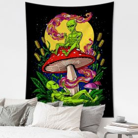 Black Mushroom Series Background Tapestry (Option: 230x150cm-Gt10871)