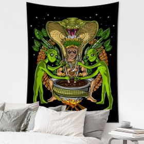 Black Mushroom Series Background Tapestry (Option: 230x150cm-Gt10876)