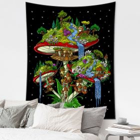 Black Mushroom Series Background Tapestry (Option: 230x150cm-Gt10873)